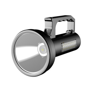ไฟฉาย LED แบบพกพา ชาร์จได้ ผลิตจากอลูมิเนียมอัลลอยด์ อายุการใช้งาน 50,000 ชั่วโมง สำหรับใช้ในบ้านกรณีฉุกเฉิน - Product Image 1