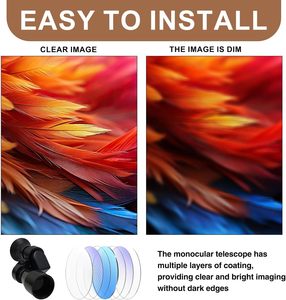 กล้องส่องทางไกลแบบมือถือขนาดเล็กคุณภาพสูง 8*20 สำหรับมืออาชีพ เหมาะสำหรับดูนก ชมคอนเสิร์ต <span class=keywords><strong>ดู</strong></span>ฟุตบอล และกิจกรรมกลางแจ้งอื่นๆ - Product Image 5