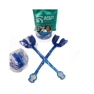 Heidefee Protège-dents de rugby bleu transparent en boîte, protection sportive pour adultes et enfants, durable, pour sports d'équipe, usage dentaire - Product Image 5