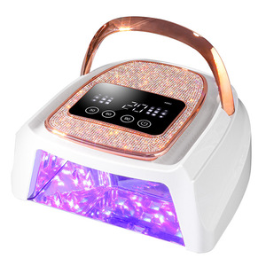 Rechargeable UV LED Nail <b>Lamp</b> Automatic Gel Polish Dryer Plastic Nail Curing <b>Lamp</b> <b>with</b> Battery - Product Image 4