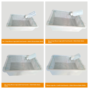 Boîte d'élevage professionnelle <span class=keywords><strong>pour</strong></span> petits animaux, bouteille d'eau réglable, tailles variées, plateau en plastique PP épaissi <span class=keywords><strong>pour</strong></span> hamster, cage de laboratoire, <span class=keywords><strong>terrarium</strong></span> - Product Image 2