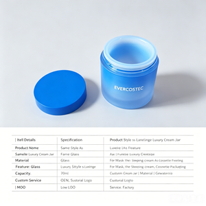 Envase de Crema de Lujo de 70 ml, Estilo <span class=keywords><strong>Laneige</strong></span>, para Crema de Noche, Envase Cosmético, MOQ Bajo - Product Image 2