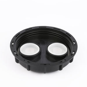 Tutup Tangki IBC Ton Barrel <span class=keywords><strong>Cover</strong></span> S60 100mm 163mm 240mm Ulir Kasar Penutup Tangki Air Lubang Ganda - Product Image 3