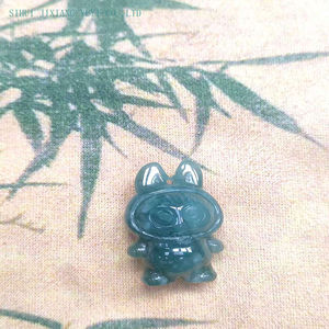 Подвеска из нефрита в религиозном стиле с подвеской из натурального нефрита - Product Image 1