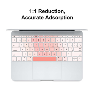 Couverture de <span class=keywords><strong>clavier</strong></span> en silicone multilingue pour <span class=keywords><strong>MacBook</strong></span> 12 A1534 A1931 2015-2019 <span class=keywords><strong>Pro</strong></span> <span class=keywords><strong>13</strong></span> A1708 2016-2017, <span class=keywords><strong>protection</strong></span> en espagnol et en anglais - Product Image 2