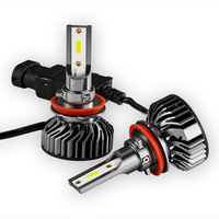 FDN phare LED F2 COB feux de voiture H7 H4 H11 9005 9006 ampoule pour phare de voiture 12v 36w éclairage automatique feux de voiture phare