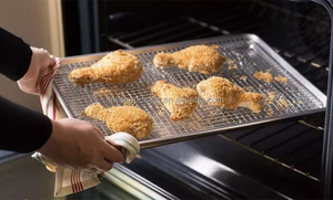 Plaque de cuisson de haute qualité, durable, antiadhésive, robuste, pour la cuisson et la rôtissure de gâteaux, biscuits, pain, pizzas au <span class=keywords><strong>four</strong></span> - Product Image 4