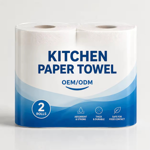 Custom OEM Virgin Wood Pulp Super Absorbent Oil-Absorbing High GSM <b>Kitchen</b> Rolls <b>Kitchen</b> <b>Paper</b> Towels - Product Image 1