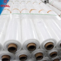 Film plastique pour serre, vente directe usine, 200 microns, stabilisé anti-UV, résistant au vent, transparent, bâche agricole en PE