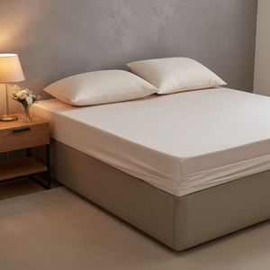 Ensemble de <span class=keywords><strong>draps</strong></span> en bambou 3 pièces, poches profondes jusqu'à <span class=keywords><strong>40</strong></span> cm, avec 2 taies d'oreiller, respirant, hypoallergénique, rafraîchissant, pour lit Queen et King - Product Image 1