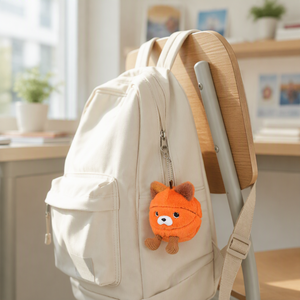 Porte-clés en peluche Squishy Fox Basketball, pendentif animal mignon avec ballon de sport, jouet anti-stress en polyester doux, breloque à suspendre, vente en gros - Product Image 3