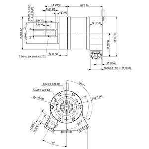 Encodeur rotatif antidéflagrant CANopen de fabrication allemande OCE-CAA1B-0016, encodage absolu, usage industriel - Product Image 3