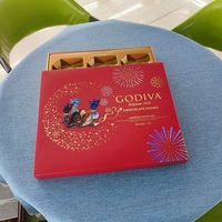 Boîte d'emballage de confiserie en PVC à 20 compartiments, personnalisée avec impression à chaud STPP, pour boîte à chocolat gaufrée