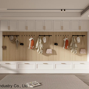 High End Clothes Cabinet Wardrobe Walkin <strong>Closets</strong> Systems Furniture Design Customized Luxury Bedroom <strong>Big</strong> Wooden Walk in <strong>Closet</strong> - Product Image 1
