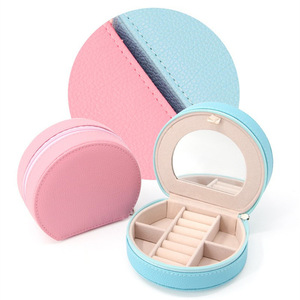 Étui à bijoux de voyage de luxe, boîte à bijoux haut de gamme, étui à bijoux en cuir PU de haute qualité - Product Image 2