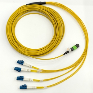 Cable de Fibra Óptica Tipo B de 1 a 50 m, 8 Núcleos, LC MPO, Cable de Conexión de Fibra Óptica G657A 8F, 4*Duplex LC, Cable de Puente Óptico - Product Image 4