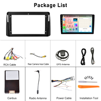 Podofo 9 pouces Android Car Audio 4 + 64G Carplay Android Auto pour Chrysler Grand Voyager 2013-2016/DODGE Grand Caravan 2008-2020
