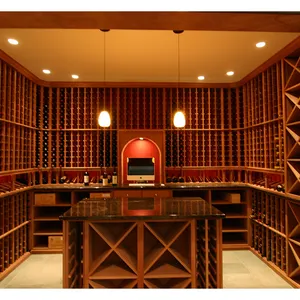 Şarap ve içki dolabı kırmızı şarap dolabı guangdong ahşap dolap büfe şarap rafı bar masası