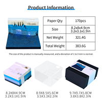 Bloc-notes créatif Titanic 2027, navire de croisière, en papier, pour collection de bureau, avec étui en acrylique