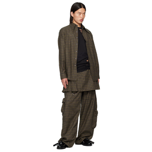 Custom Jacquard Cotton Flannel Cargo Stacked Pants High Quality <strong>Skirt</strong> Fashion Trousers <strong>for</strong> <strong>Men</strong> - Product Image 4