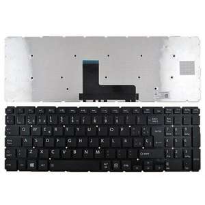 Clavier - Clavier compatible pour ordinateur portable, couleur noire, sans cadre, idéal pour satellite l50-b/s50-b, design ergonomique et - Product Image 1