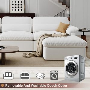 Juego de Sofás Modulares Seccionales de Tela, Muebles Comprimidos al Vacío, Sofá Desmontable para Sala de Estar, Sofá Comprimido en Caja - Product Image 6