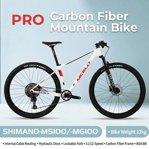Bicicleta de Montaña MCELO PRO de Carbono de 29 Pulgadas para <span class=keywords><strong>M5100</strong></span> de 12 Velocidades, Eje Pasante Boost, Horquilla de Suspensión Neumática MOAOZ VICINI, Cómoda - Product Image 3