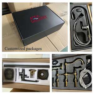 Grifo Mezclador Termostático de Latón para Bañera, Montado en la Pared, con Cascada, Moderno y de Lujo, con Ducha de Mano y Núcleo de Válvula de Cerámica - Product Image 6