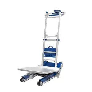 Heavy Duty Airport Luggage Trolley Stait Climbing Electric Cart 400Kg Electric Stair Climber Hand Trolley