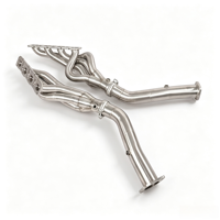 Cabeceras de acero inoxidable 304 para Dodge Ram TRX 6.2L, soldadura profesional tipo escama de pez, alto flujo y rendimiento, montaje directo, en stock listo para envío.