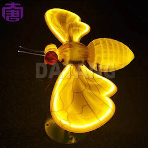Lumière LED en forme d'abeille imperméable de haute qualité, adaptée à la décoration paysagère dans les parcs, les jardins et les cours - Product Image 2