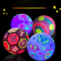 Ballon de fitness lumineux à poignée, ballon de football et de basketball clignotant pour célébrités en ligne, jouet éducatif gonflable pour enfants