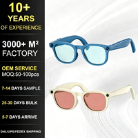Meilleures lunettes intelligentes IA avec caméra 13,0 MP, capture vidéo 4K Ultra-HD, interaction tactile pour appels sans fil et musique