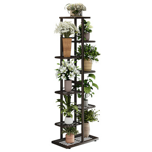Support de rangement intérieur nordique en fer forgé cintre multicouche pour plantes vertes fleurs charnues balcon pots de fleurs vivants jardinières - Product Image 1