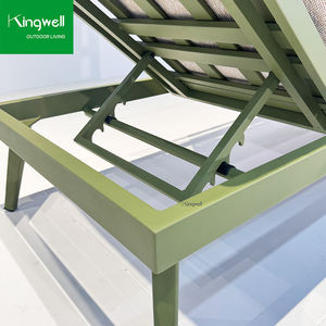 Meubles d'extérieur légers et portables, canapé <span class=keywords><strong>de</strong></span> patio pliable en aluminium avec <span class=keywords><strong>coussin</strong></span> imperméable - Product Image 4