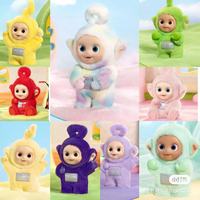 Officiel et authentique pour MART Teletubbies Série Vibrancy Figurines en PVC colorées en peluche, boîte mystère de 8 pièces, poupées super mignonnes, cadeau
