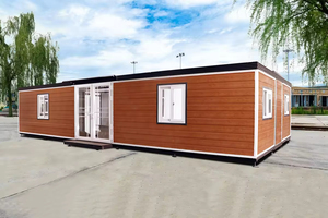 X <b>House</b> Folding 20ft 40ft Prefab Portable Container Home Expandable Mobile 3 Bedroom Modular Postmodern Design - Product Image 2