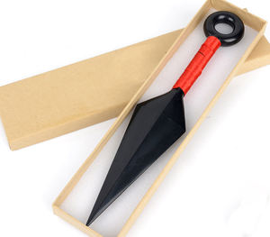 2 diseños 26cm Anime Ninja plástico Kunai de alta calidad en paquete individual para Cosplay - Product Image 2