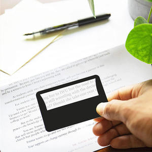 लोगो कस्टम 3x फ्रेशनेल लेंस pmma magnifiing ग्लास कार्ड का नेतृत्व विज्ञापन व्यापार गहने क्रेडिट कार्ड - Product Image 4