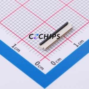 FPC-0.5HF-22PWBH10 FFC/FPC Connector SMD,P=0.5mm,Horizontal Mount Connector Flip Cover Type Double Side Contact / Top Bottom - Product Image 1