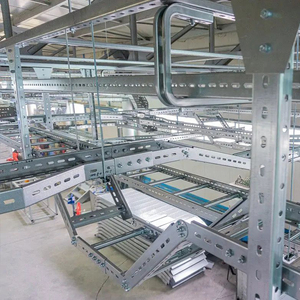 Ectray Trung Quốc nhà sản xuất cáp khay thang loại chất lượng cao quản lý cáp khay thép OEM ODM dây mạ kẽm thang Cáp - Product Image 2