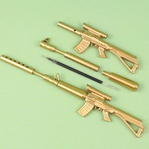 Promotional Creative Simulation Machine Gun Gel <b>Pen</b> With Writing Black Ink or Blue <b>Refill</b> for Student Stationery Gift - Product Image 4