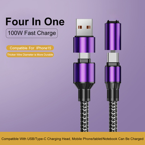 Câbles d'ordinateur tressés personnalisés de 1.2m USB à Light Ning PD 100W données de charge rapide personnalisation de petite commande - Product Image 2