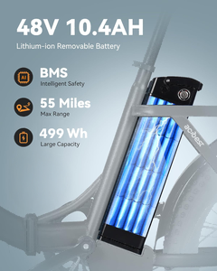 ACTBEST Mars 小型折りたたみOEM 48vバイク 20インチファットタイヤシティ電動自転車（大人用） - Product Image 5