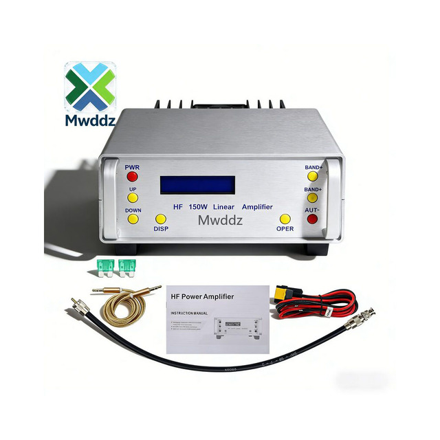 1.8-30MHz 150W HF Linear Amplifier Ham Radio Amplifier with High Temperature & High SWR Protection