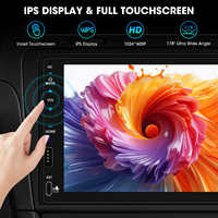 Grandnavi 2din 7 pouces Mp5, Carplay sans fil, Android Auto, écran tactile, caméra 720 AHD, caisson de basses, FM AM, Mirrorlink pour Toyota Honda