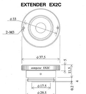เลนส์ EX2C, ฟิ 37.5 คอมพิวเตอร์และของแท้ - Product Image 4