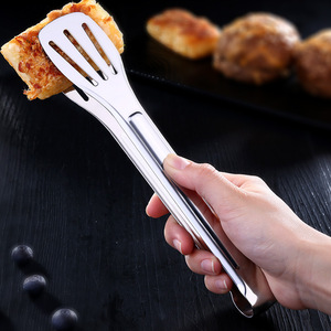 Stainless Steel Food Tongs 24Cm Long For Bread Meatball Steak Barbecue Baking Tools High Temperature Resistant - Product Image 1