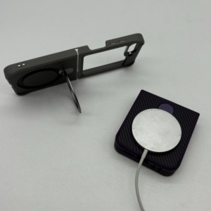 Funda de teléfono con patrón de fibra de carbono para <span class=keywords><strong>Samsung</strong></span> <span class=keywords><strong>ZFold4</strong></span>/5/6 con funda magnética con soporte oculto para <span class=keywords><strong>Samsung</strong></span> ZFLIP3/45/6 - Product Image 5