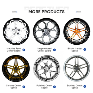 Jantes forgées Pengzhen <span class=keywords><strong>Sick</strong></span> Custom Deep Dish en alliage 6061-T6, finition argent brossé, entraxe 5x130, avec rebord échelonné, pour Porsche 911 - Product Image 5